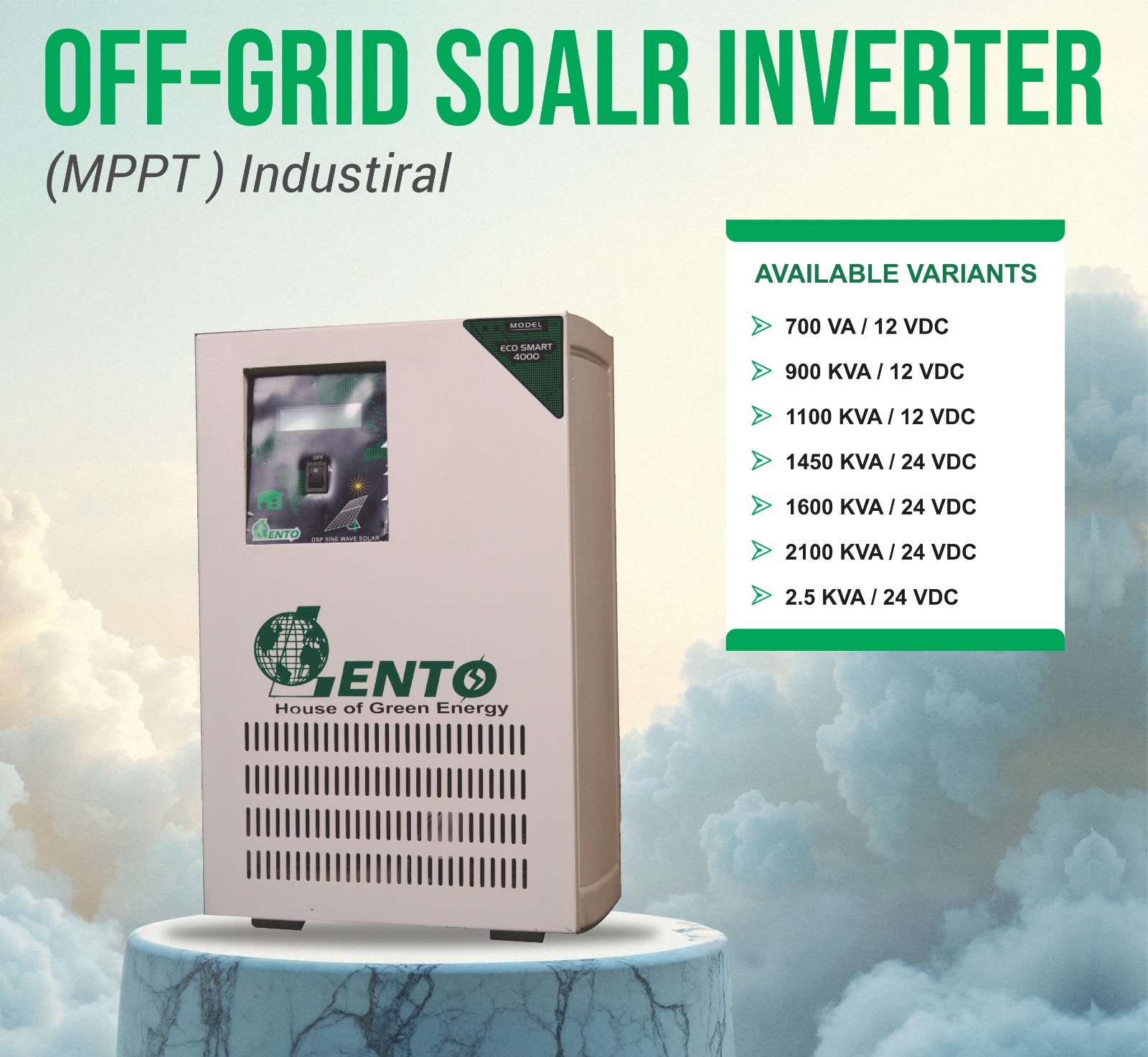 Off-Grid Solar Inverter (MPPT) – Industrial